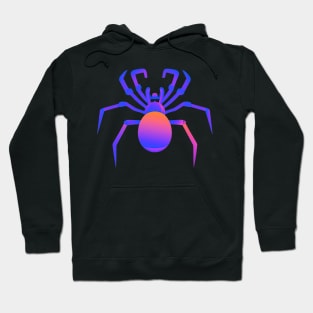 Spider Halloween Retro Colorful Hoodie